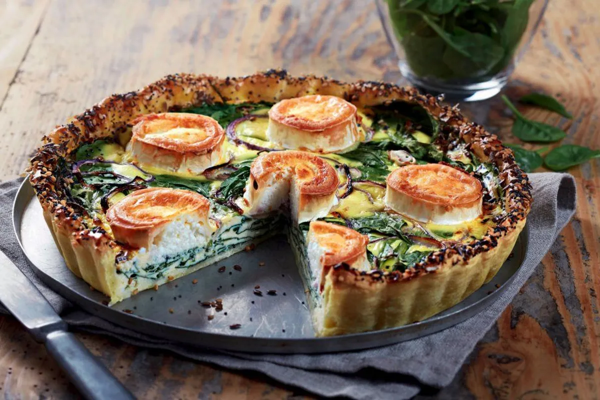 Quiche Chèvre & Épinards