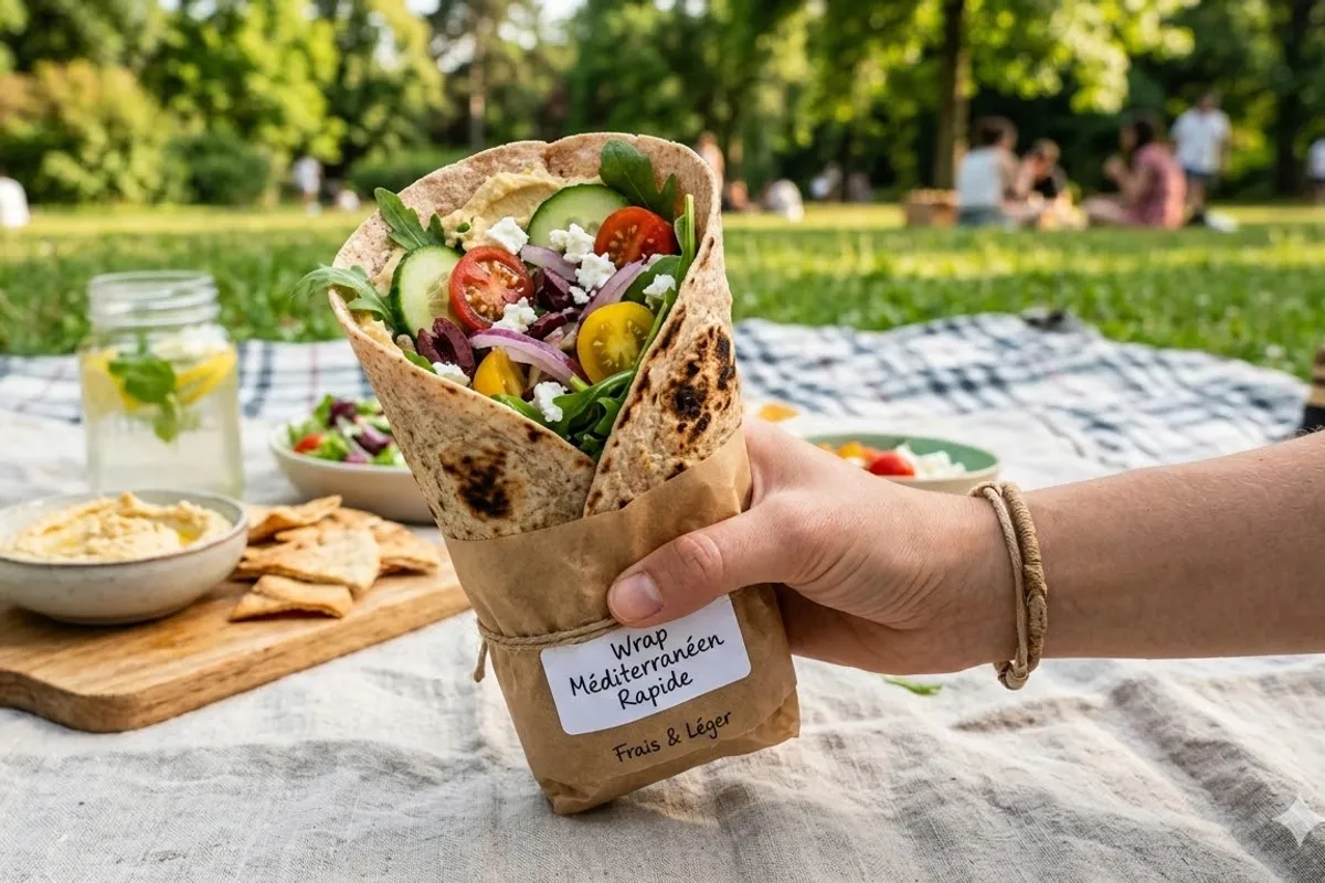Wrap Méditerranéen Rapide